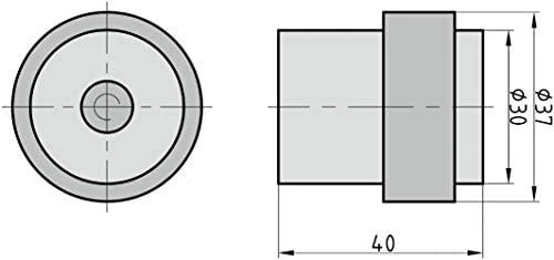 Nuotraukų rėmelis Olympia TS 230 - Nerūdijantis plienas - Rubber,Nerūdijantis plienas - Floor mounted - 40 mm - 37 mm - 37 mm