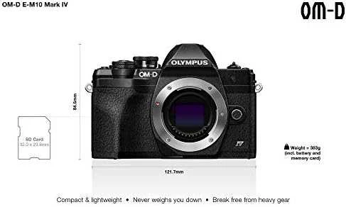 Om Digital Solutions „Olympus OM-D E-M10 Mark IV Body“ (Juodas)