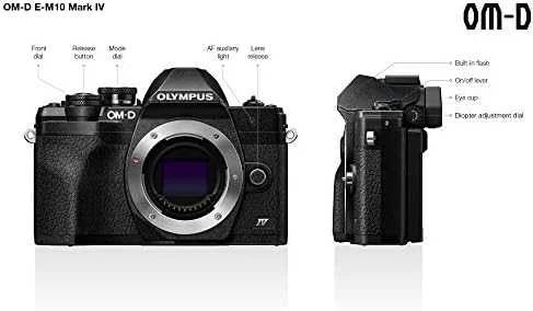 Om Digital Solutions „Olympus OM-D E-M10 Mark IV Body“ (Juodas)
