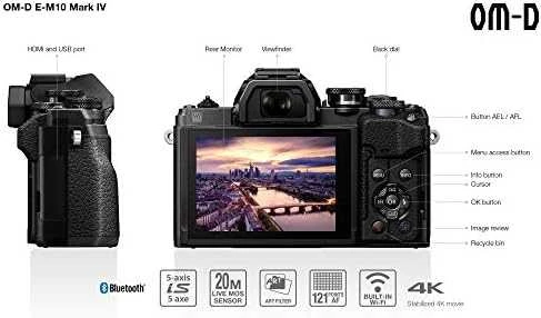Om Digital Solutions „Olympus OM-D E-M10 Mark IV Body“ (Juodas)