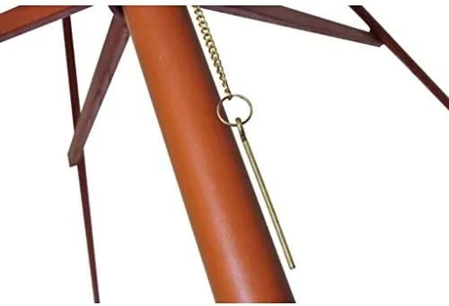 Skėtis nuo saulės, žalios spalvos, 258cm