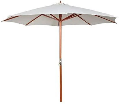 Skėtis nuo saulės, žalios spalvos, 258cm
