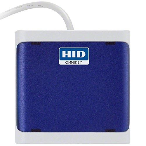 Abloy HID OMNIKEY 5022 CL tik bekontaktis (13,56 MHz) skaitytuvas, tamsiai mėlynas