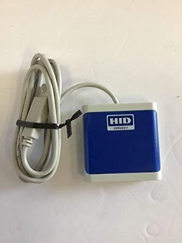 Abloy HID OMNIKEY 5022 CL tik bekontaktis (13,56 MHz) skaitytuvas, tamsiai mėlynas