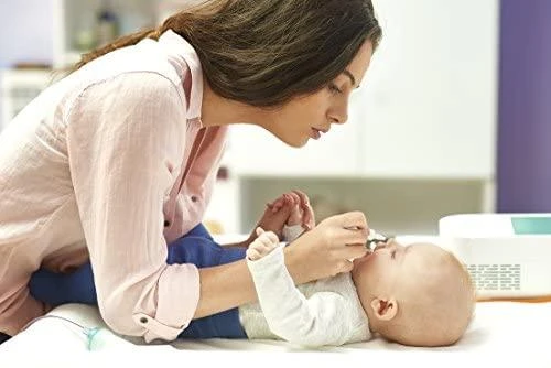Omron inhaliatorius C301 DuoBaby 2in1 kompresorinis+nosies aspiratorius (specialiai kūdikiams)