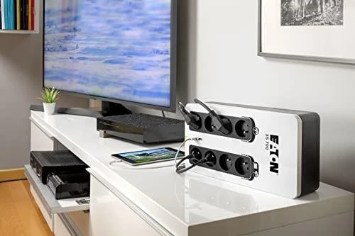 Apc Eaton 3S700F nepertraukiamo maitinimo resursai (UPS) Budėjimo režimas (neprisijungus) 700 VA 420 W 8 AC išvestis(ys / čių)