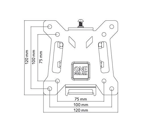 Universalus sieninis televizoriaus laikiklis ONE FOR ALL TV BRACKET, SMART TILT, VESA 100 GLOBAL / WM2121
