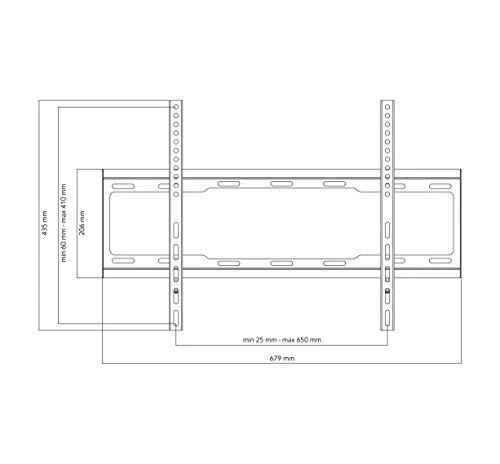Laikiklis ONE For ALL Fixed TV Wall Mount WM2611 32-90 ", Maksimalus svoris (talpa) 100 kg, Juodas