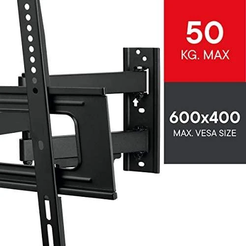 ONE For ALL Smart Wall Mount TURN WM2651 Sieninis laikiklis, pasukamas, 32–90 colių, maksimalus svoris (talpa) 50 kg, VESA 200 x 200, 300 x 200, 300 x 300, 400 x 300, 400 x 400, 400 x 400 mm, Juodas