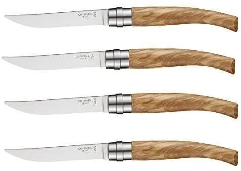 Stalo peilių su alyvmedžio rankena rinkinys Opinel Table Chic Combination Set