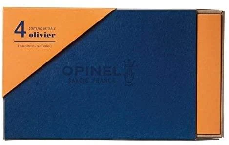 Stalo peilių su alyvmedžio rankena rinkinys Opinel Table Chic Combination Set