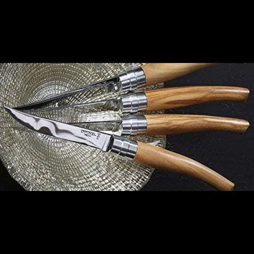 Stalo peilių su alyvmedžio rankena rinkinys Opinel Table Chic Combination Set