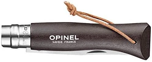 Opinel France Peilis Opinel Colorama 08 Inox Grab rudas, su dirželiu