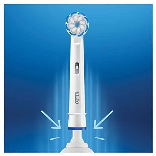 EB60-4 Braun Oral-B SENSI Labai labai plonos Elektrinio Dantų Šepetėlio Galvutės