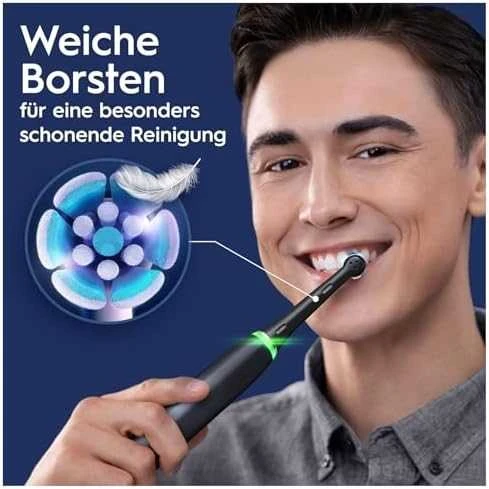Oral-B Dantų šepetėlis + Travel Case | iO6 | Įkraunamas | Suaugusiems | Šepetėlių skaičius galvutės įeina 1 | Number of teeth brushing modes 5 | Rožinė