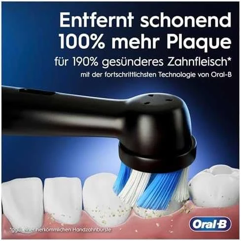 Oral-B Dantų šepetėlis + Travel Case | iO6 | Įkraunamas | Suaugusiems | Šepetėlių skaičius galvutės įeina 1 | Number of teeth brushing modes 5 | Rožinė