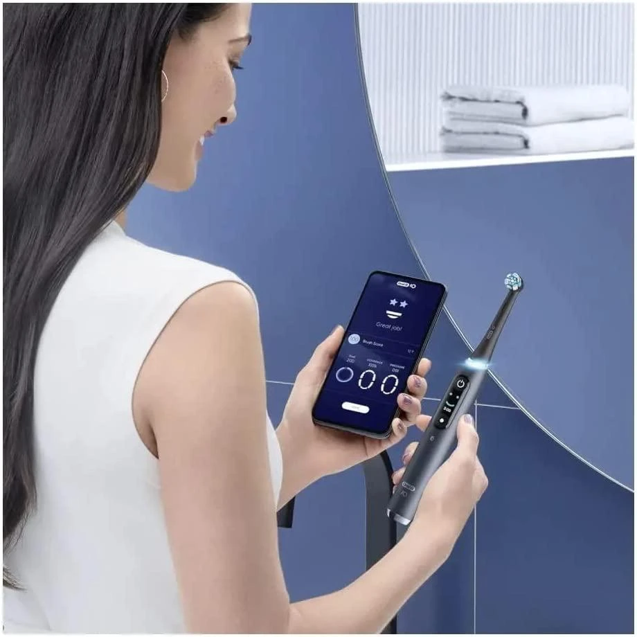 ORAL-B iO Series 9 Elektrinis dantų šepetėlis, juodos spalvos