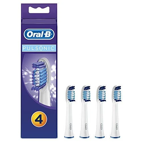 Dantų šepetėlio antgaliai Oral-B Pulsonic 4 vnt Balta