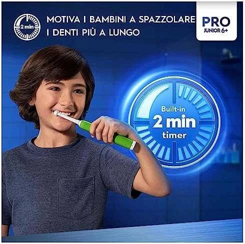 Oral-B Junior šepetėlis su 2 minučių laikmačiu