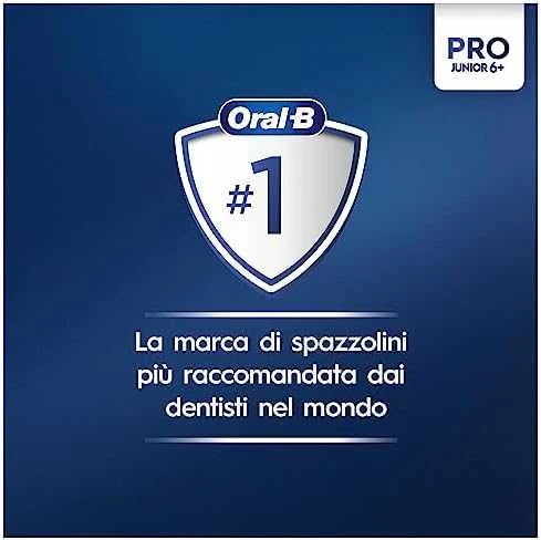 Oral-B Junior Elektrinis Dantų šepetėlis Vaikam, Žalias