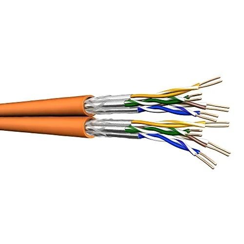Kabelis Draka Duplex UC900 HS23, Cat 7, S/FTP, PiMF, oranžinė, 100 m Ring