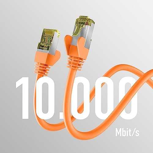 Efb Elektronik M-Cab CAT6A Oranžinis 1.5M PATCH CORD/RJ45 S/FTP LSZH 10GBIT CU LAN