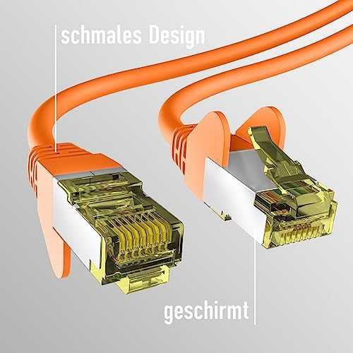 EFB EFB Netzwerkkabel CAT6a S/FTP PIMF 10 Gigabit Ethernet Kupfer 50m oranžinis