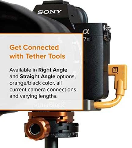 Kabelis - Tether Tools Pro USB-C į USB-C Dešinysis kampas 3 pėdos