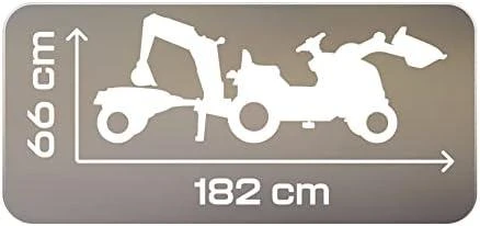 Smoby Builder Max Pedal traktorius su priekaba