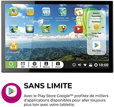 Planšetė Carruzzo ORDISSIMO ART0418 planšetinis kompiuteris 4G 64 GB 25,6 cm (10.1″) 4 GB Wi-Fi 5 (802.11ac) Android 10 Juoda