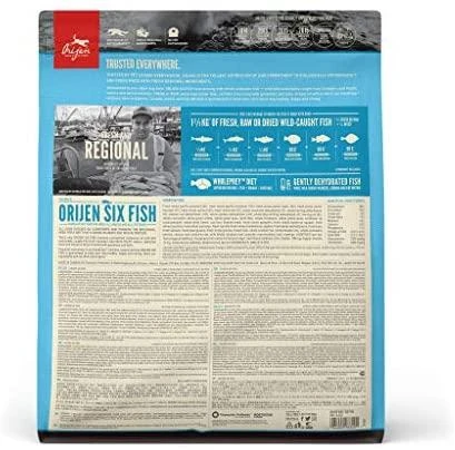 ORIJEN Six žuvis - sausas šunų maistas - 2kg