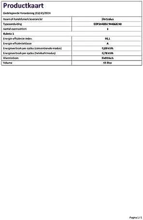 Įmontuojama orkaitė Electrolux EOF5H40BX