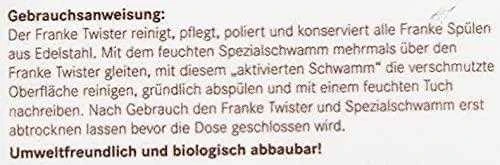Valymo priemonė Franke, Twister nerūdijančiam plienui