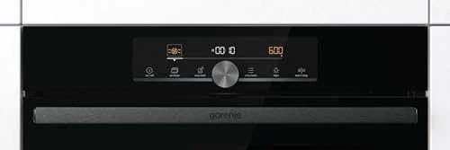 Gorenje Orkaitė BSA6747A04BGWI 77 L, Daugiafunkcis, EcoClean, Mechaninis valdymas, Garų funkcija, Aukštis 59,5 cm, Plotis 59,5 cm, Juodas