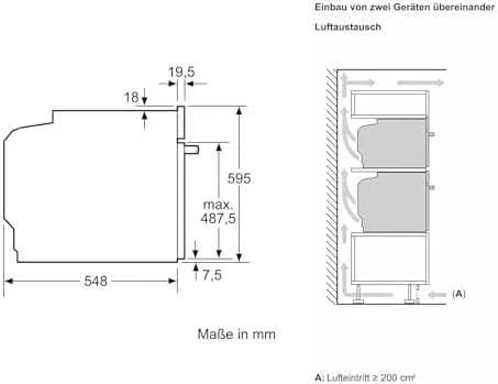 Orkaitė su pirolize Siemens HB774G1B1