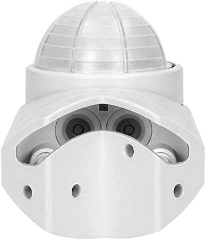 Orno Czujnik 240° judesio jutiklis, IP65, 1200 W, 2 jutikliai, 3 tvirtinimo variantai, baltas