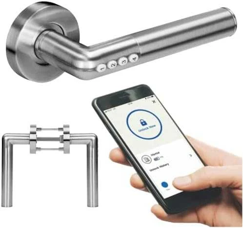 Orno Klamka Durų rankena su IP44 kodine spyna, PIN kodu atrakinama ir „Bluetooth“