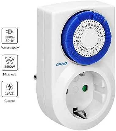 Orno Programator Mechaninis laikmatis, MINI, schuko versija