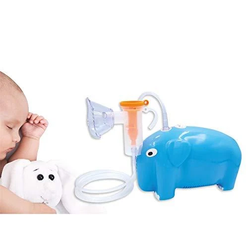 Oro-med Pneumatinis stūmoklinis inhaliatorius HI-TECH MEDICAL GOLD-MED. GOLD-BABY NEB (mėlyna spalva)