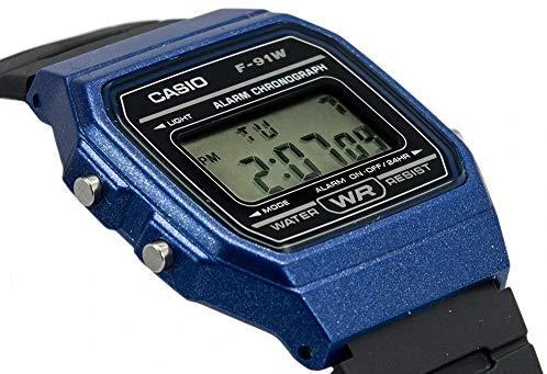 Laikrodis Casio F-91WM-2A, Mėlynas