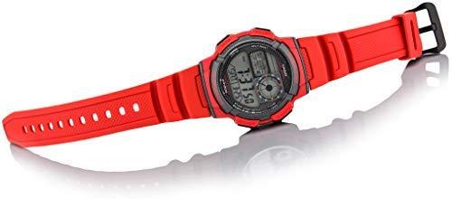 Laikrodis Casio Collection Vintage CASIO SPORT DIVER - WORLD TIME ILLUMINATOR 5 ALARMS, 10 YEARS BATTERY - REDCASIO SPORT DIVER - WORLD TIME ILLUMINATOR 5 ALARMS, 10 YEARS BATTERY - Oranžinis AE-1000W-4BVDF