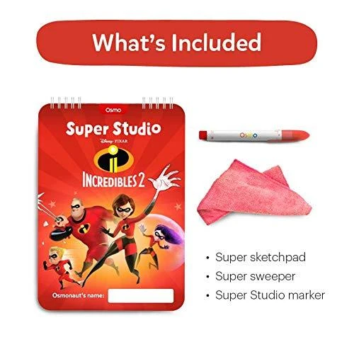 „Tangible Play Osmo Super Studio“ – piešimo sąsiuvinis su „Disney The Incredibles 2“ personažais