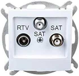 Ospel Antenos lizdas IMPRESJA RTV-SAT-SAT baltas