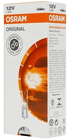 OSRAM Automobilinė lemputė 1.2W 12V W2x4.6D 1vnt