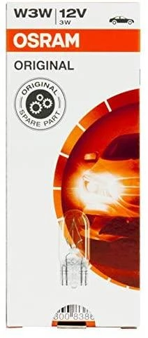 OSRAM Automobilinė lemputė 3W 12V W2.1x9.5D 1vnt