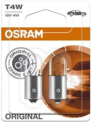 Automobilio lemputė OS3893-02B Osram OS3893-02B T4W 4W 12V (2 Dalys)
