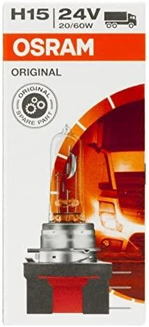 OSRAM Automobilinė lemputė H15 20/60W 24V PGJ23T 1vnt