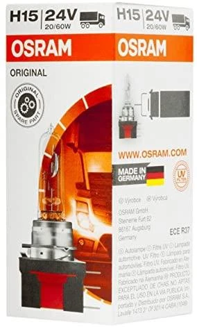 OSRAM Automobilinė lemputė H15 20/60W 24V PGJ23T 1vnt