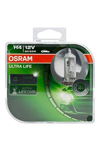 Osram lemputės ULTRA LIFE, H4, 60/55W, DUO 64193ULT