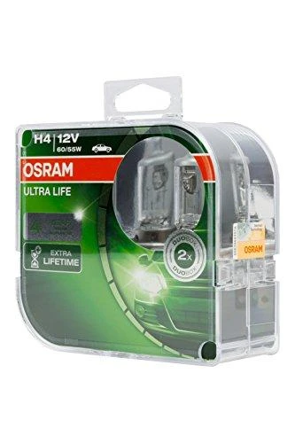 Osram lemputės ULTRA LIFE, H4, 60/55W, DUO 64193ULT